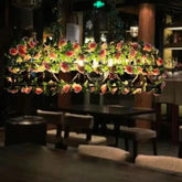 Floral Vine Decor Vintage Dining Room Pendant Light - Clowas